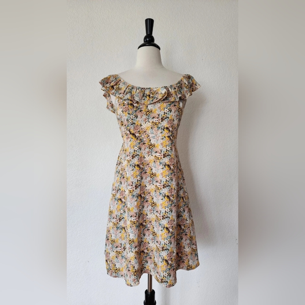 Floral Off-Shoulder Dress - Picture 2 of 4